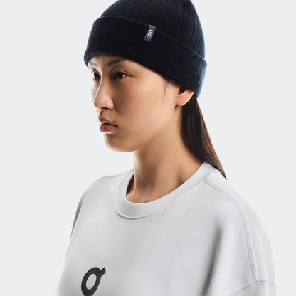 On Merino Beanie Midnight