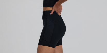 Bandit Womens Stamina V High Waist 5 Compression Short Black