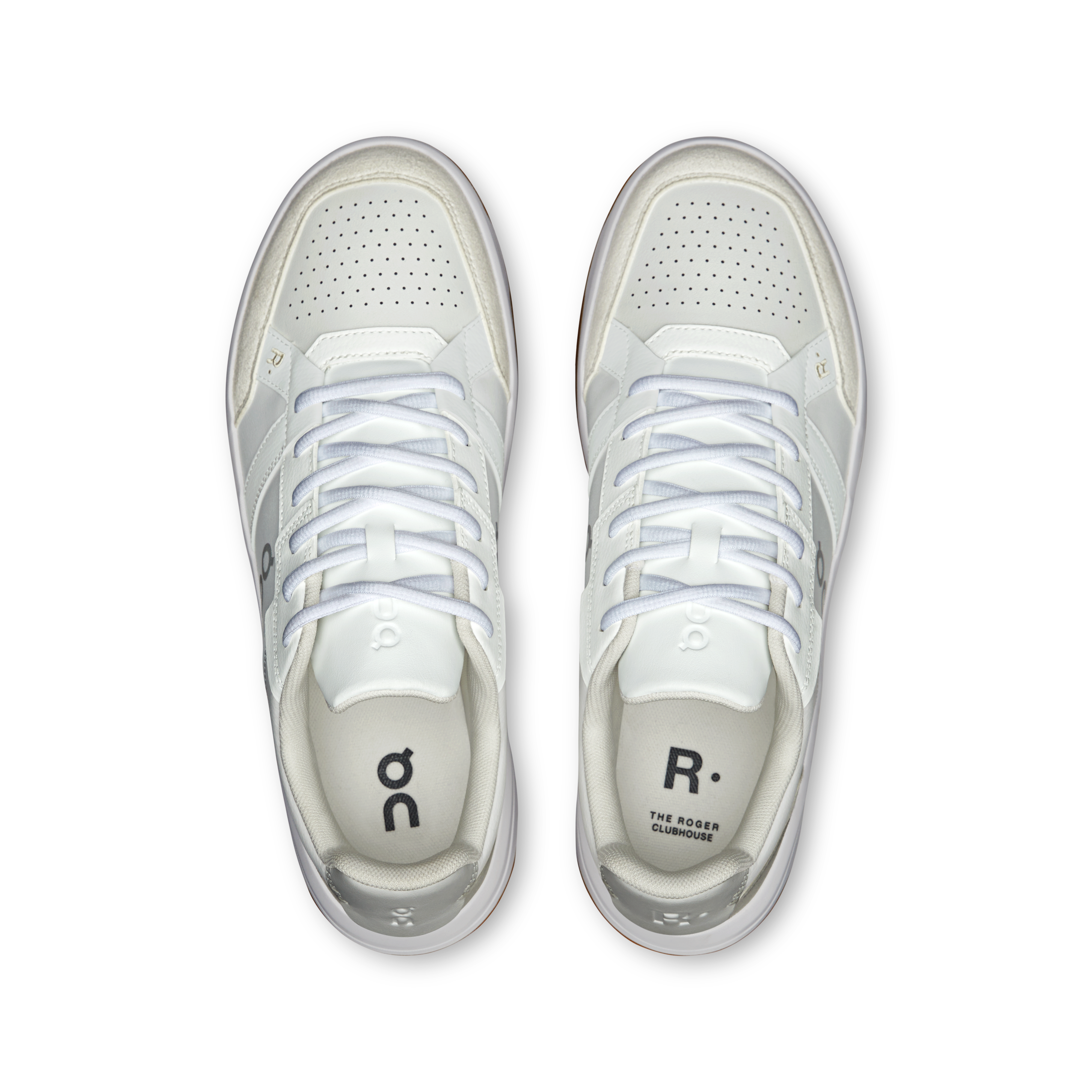 on running the roger clubhouse white ivory