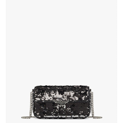 MCM Himmel Sequin Shoulder Bag