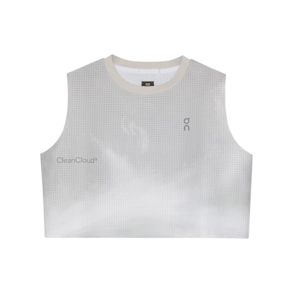 On Pace Tank Glacier | White (Women'S)