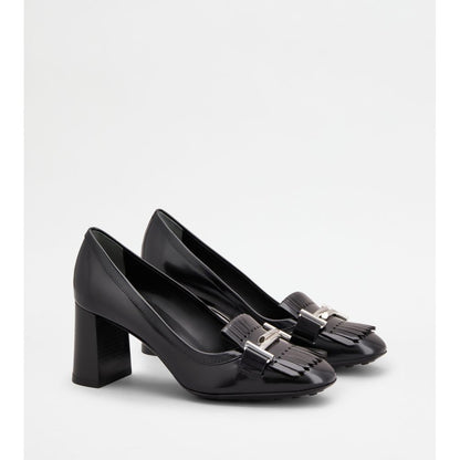 Tods Pumps In Leather Black Womens