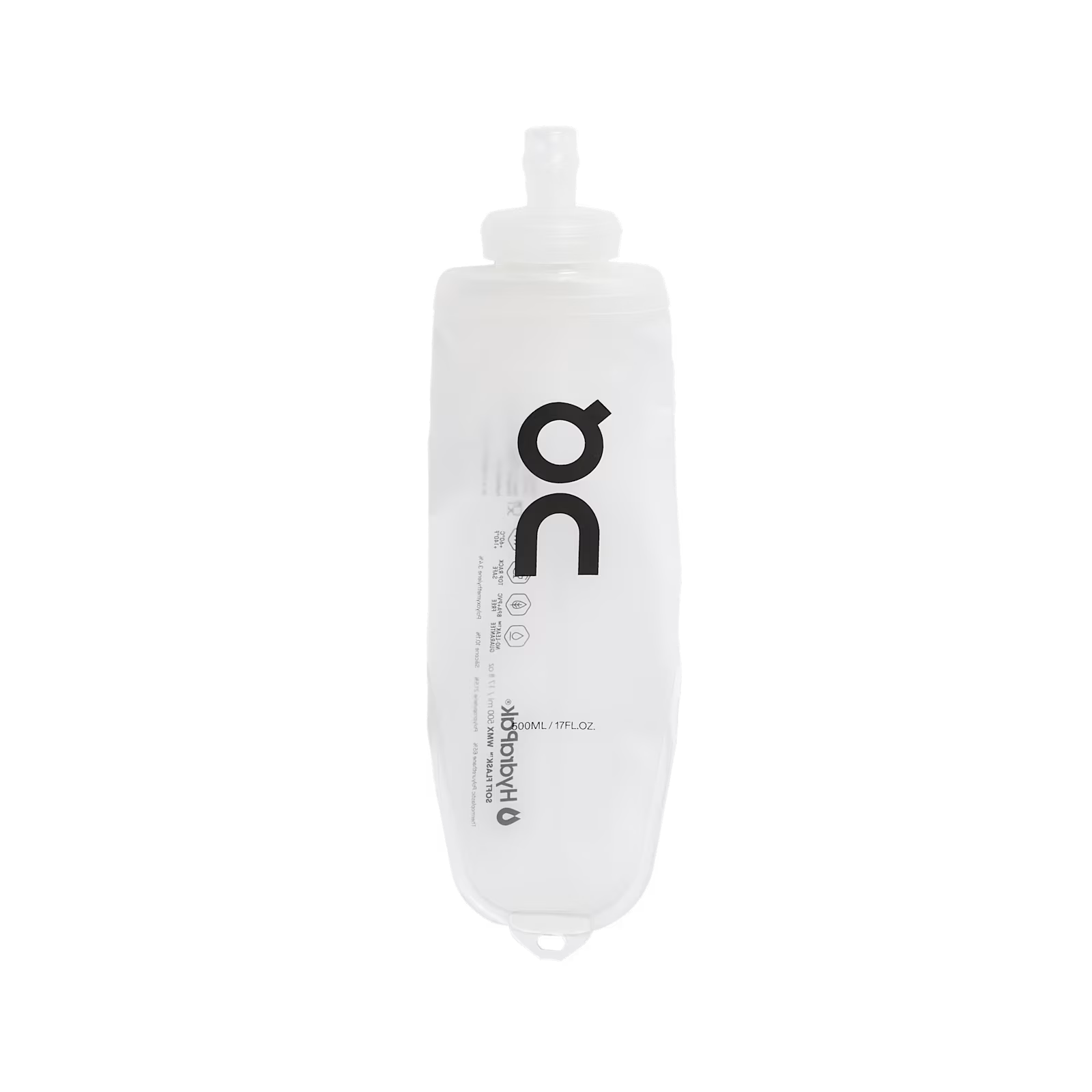 On Soft Flask 500Ml Translucent | Black