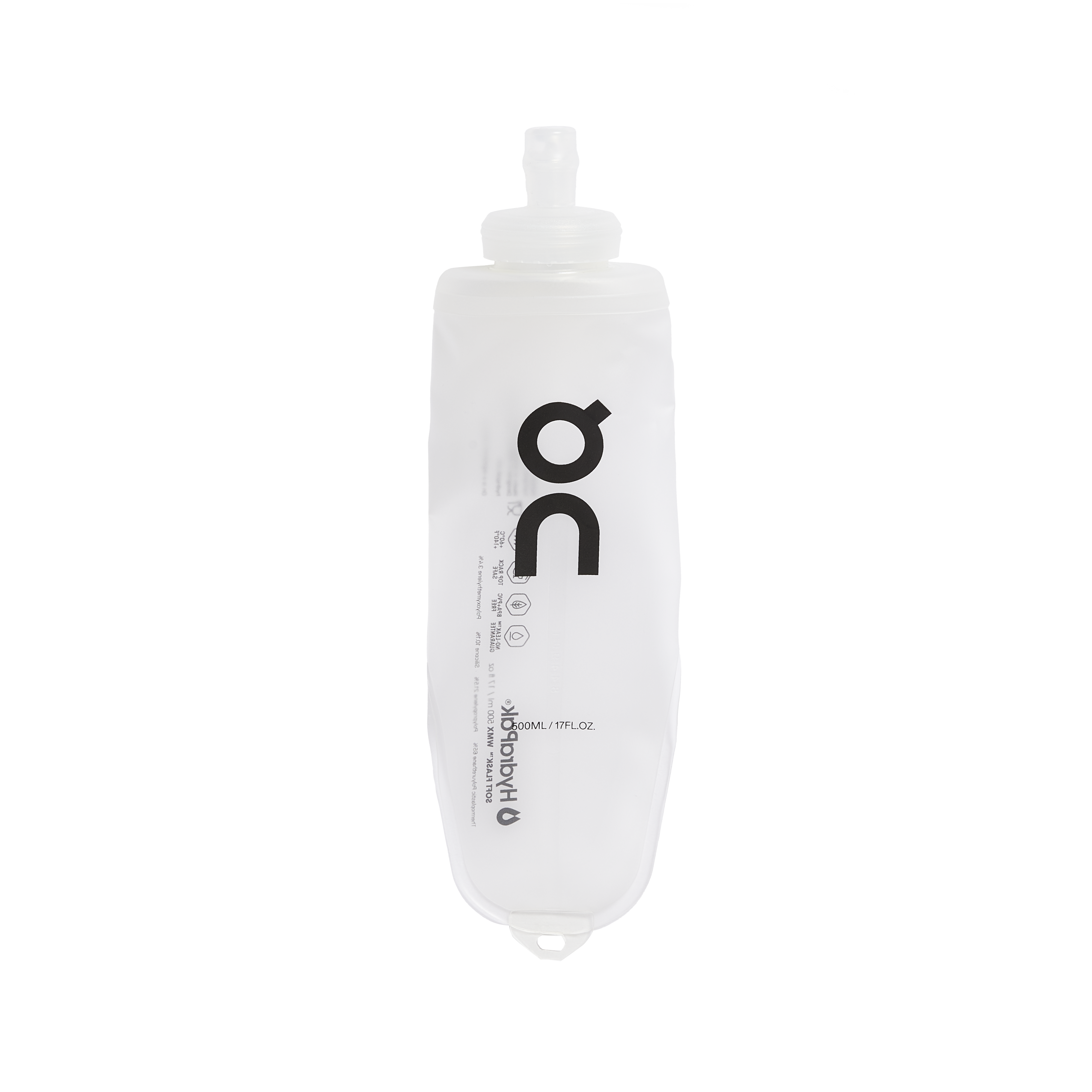 On Soft Flask 500Ml Translucent | Black