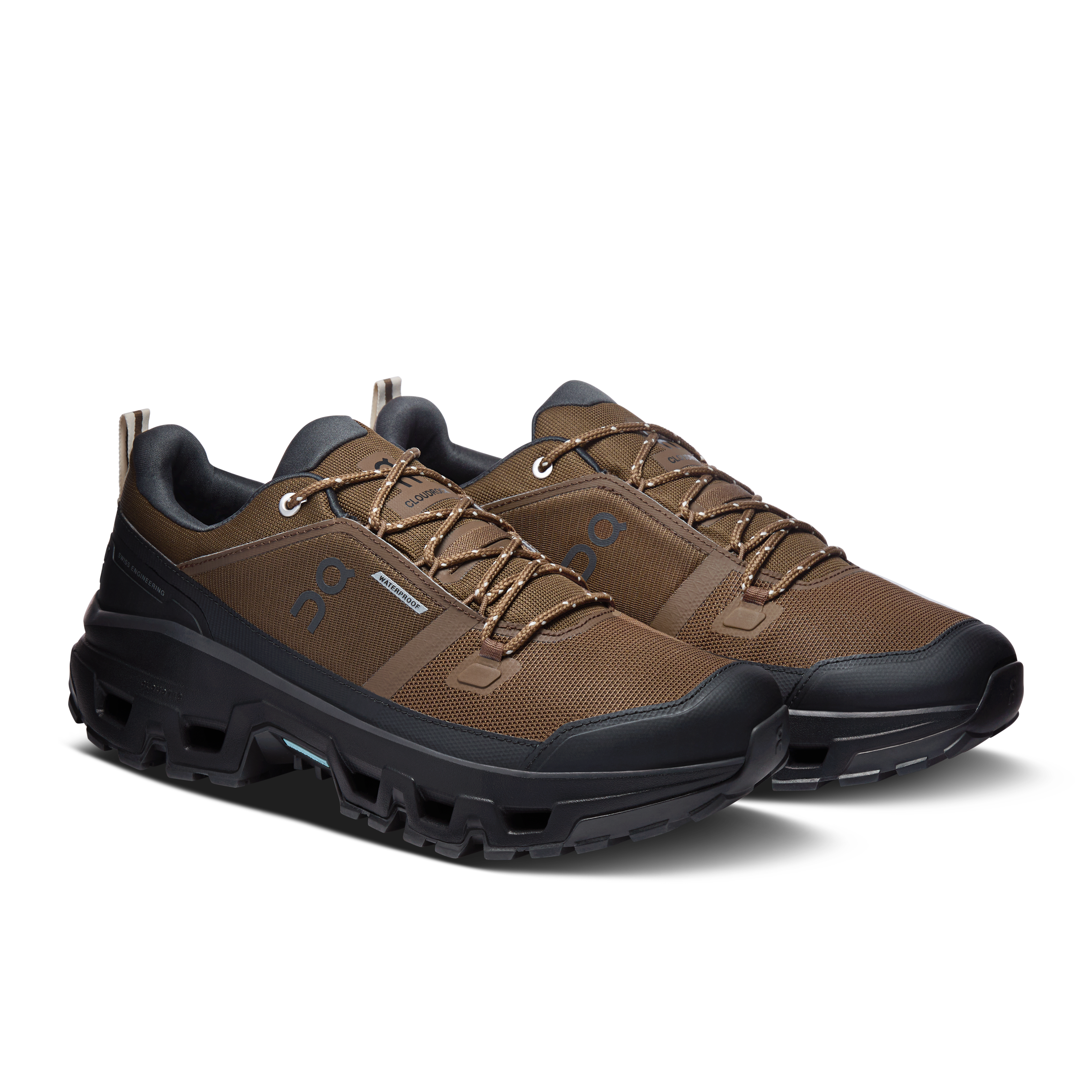 On Cloudrock Low Waterproof Earth Black