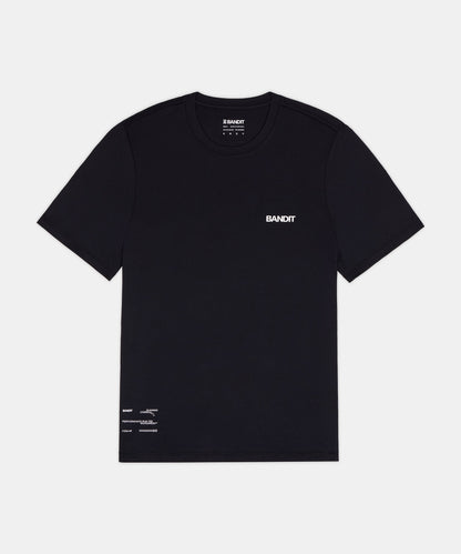 Bandit Mens Micromesh Run Tee Black