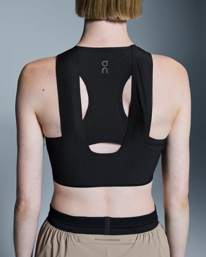 On Race Crop Black (Women'S)