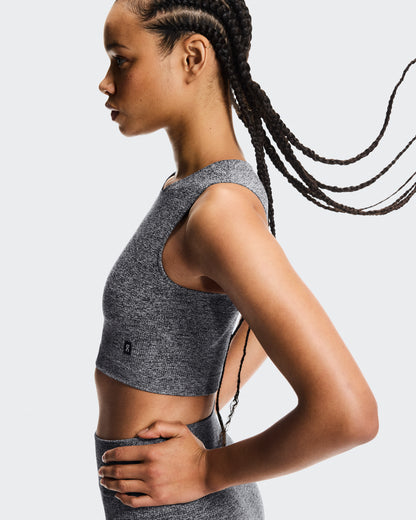 On Studio Knit Crop Graphite Heather (Women'S)