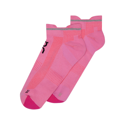On Elite Run Sock Low Raspberry | Pink