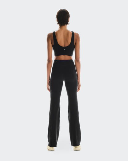 On Studio Flared Tights 32" Black (Women's)