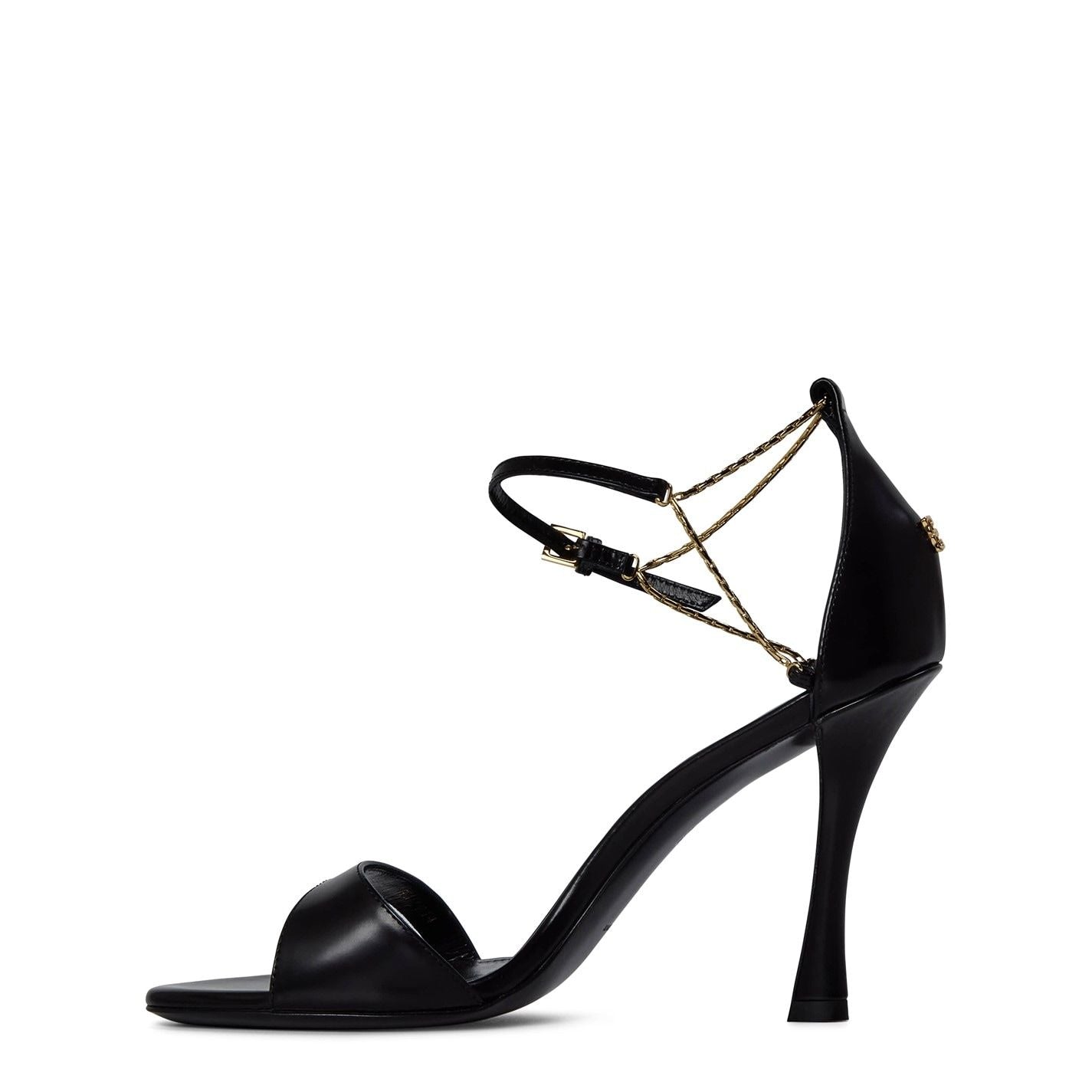  4g Liquid Heeled Sandals Black