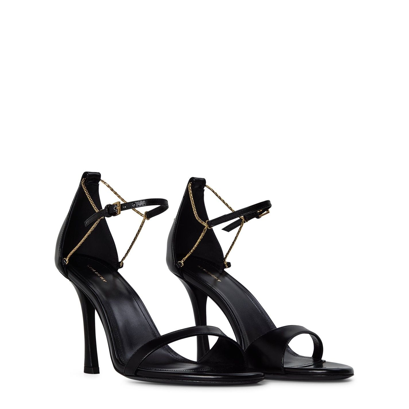  4g Liquid Heeled Sandals Black