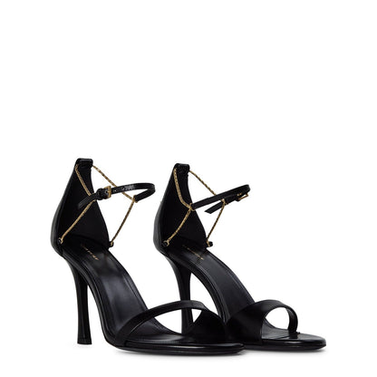 4g Liquid Heeled Sandals Black