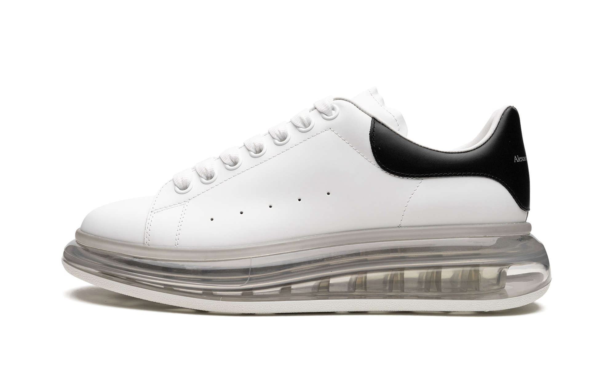 Alexander McQueen Oversized Clear Sole Black