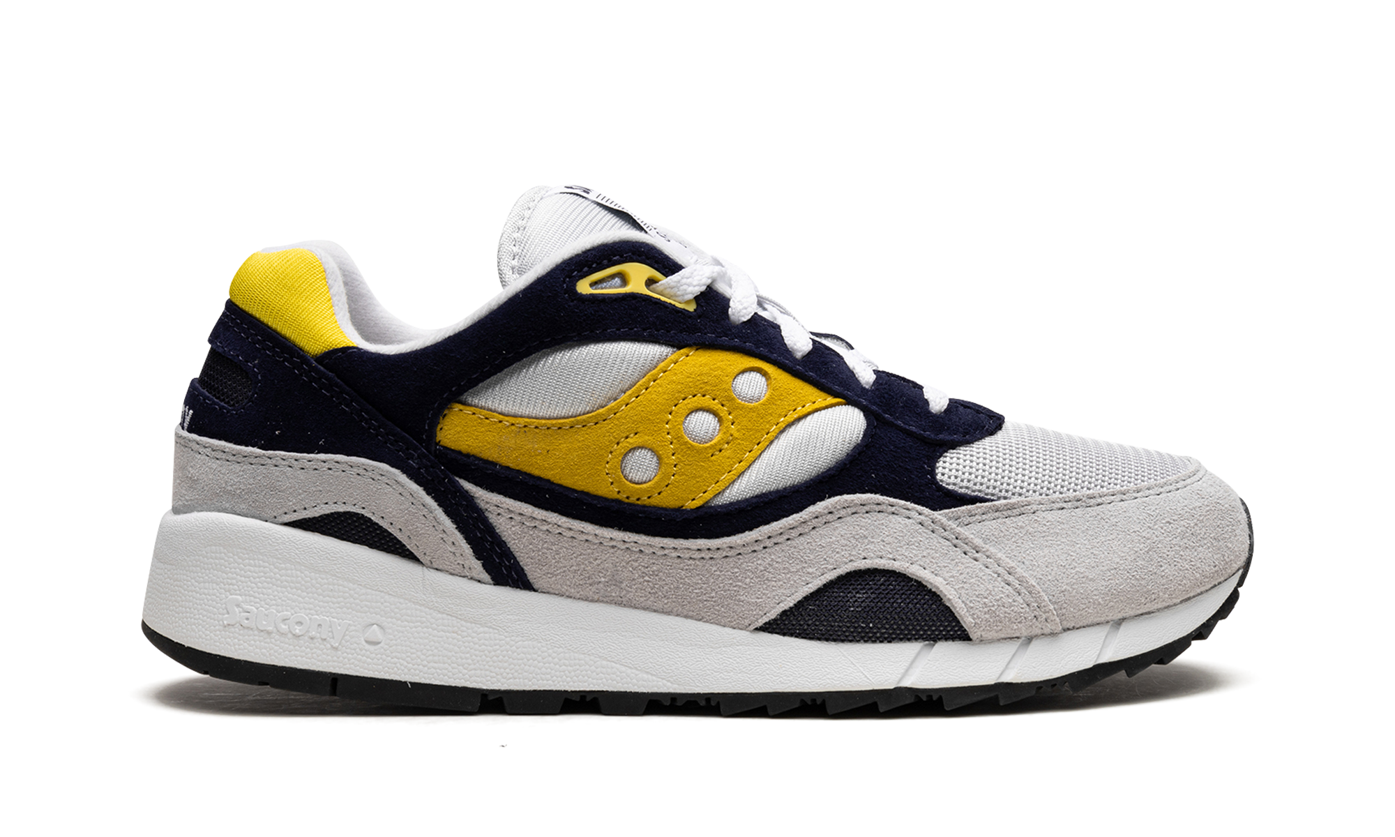 Saucony Shadow 6000 Grey Navy Yellow
