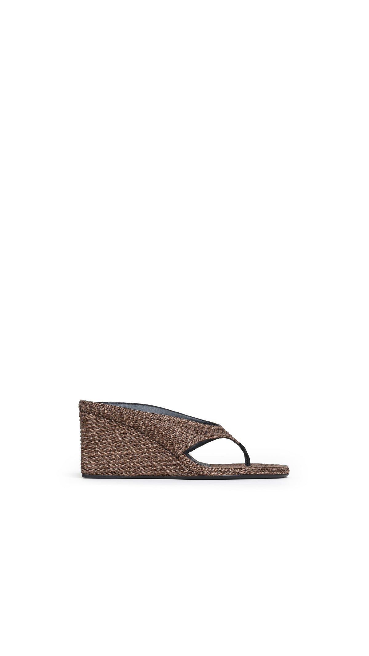 Alaïa Cube Thong Mules In Paper Straw