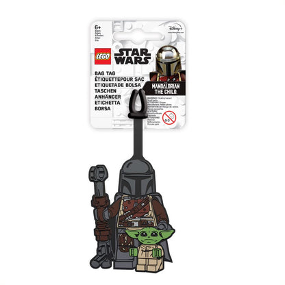 Lego The Mandalorian with Grogu Bag Tag