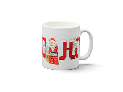 Lego Christmas Ceramic Mug  Santa