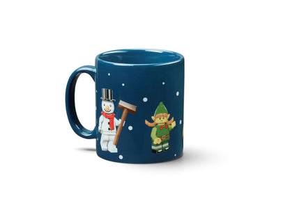 Lego Christmas Ceramic Mug  Minifigures
