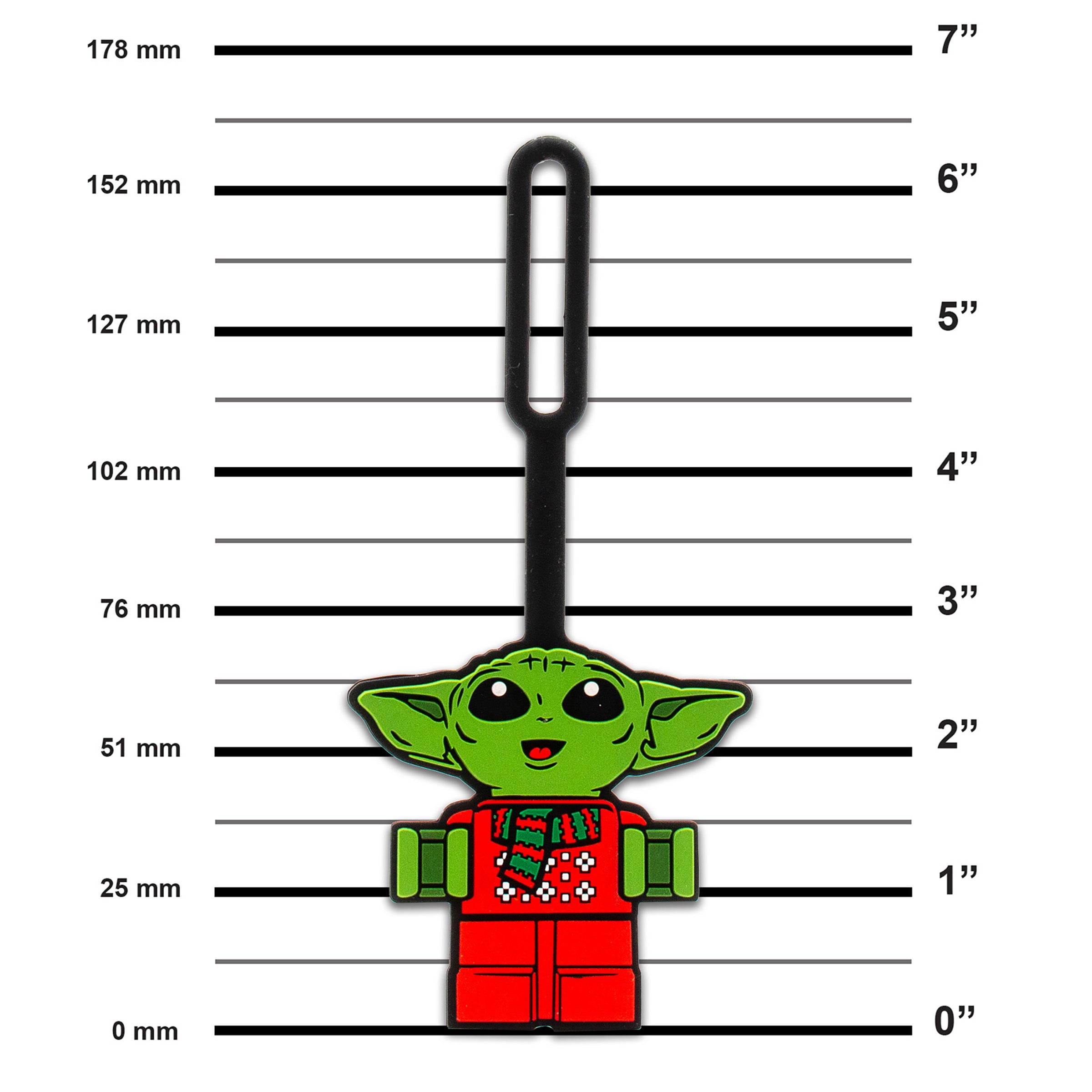 Lego Grogu Holiday Bag Tag