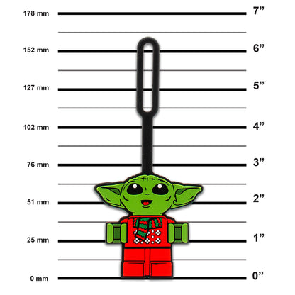 Lego Grogu Holiday Bag Tag
