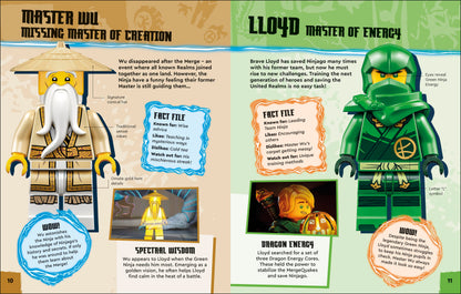 Lego LEGO NINJAGO Dragons Rising Character Guide Book