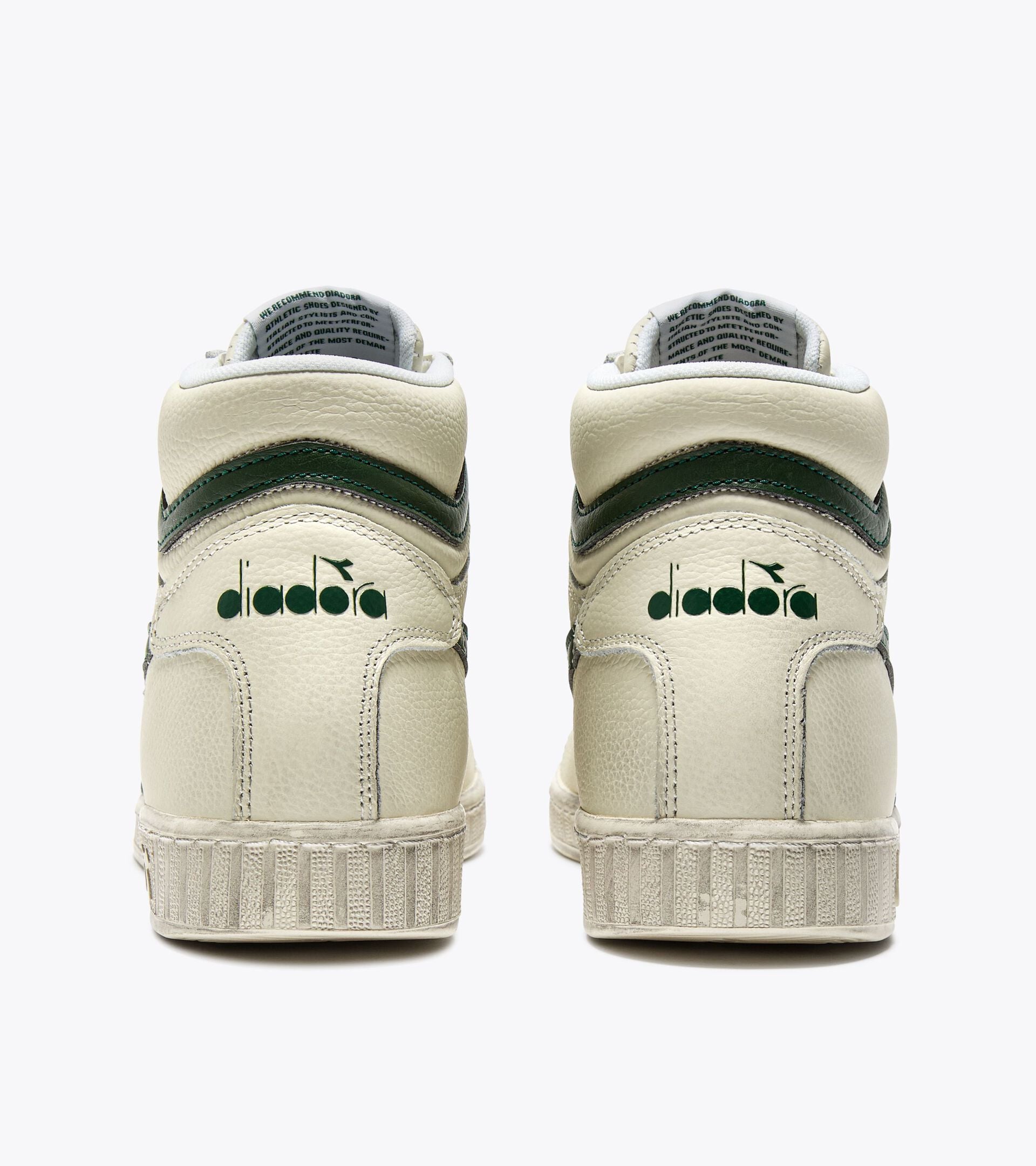 Diadora Game L High Waxed White/Fogliage Green