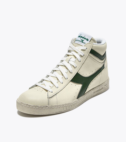 Diadora Game L High Waxed White/Fogliage Green