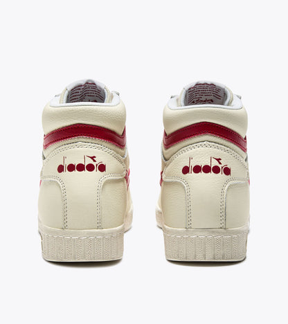 Diadora Game L High Waxed White/Red Pepper
