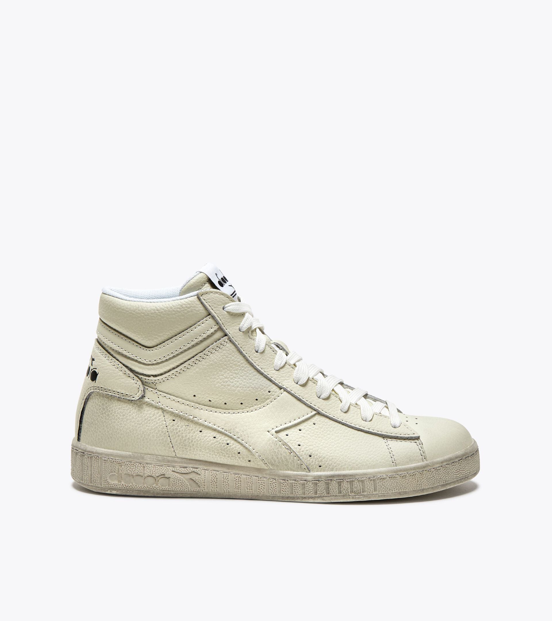 Diadora Game L High Waxed White/White/White