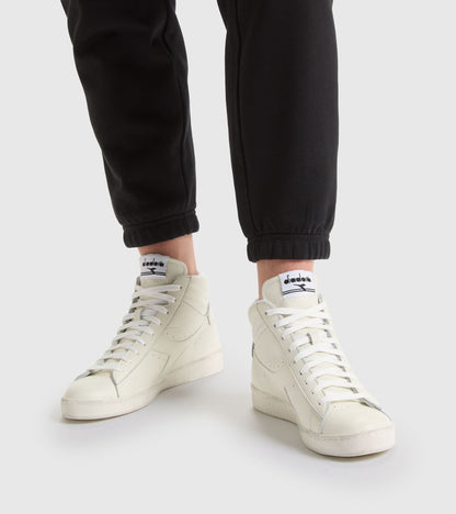 Diadora Game L High Waxed White/White/White