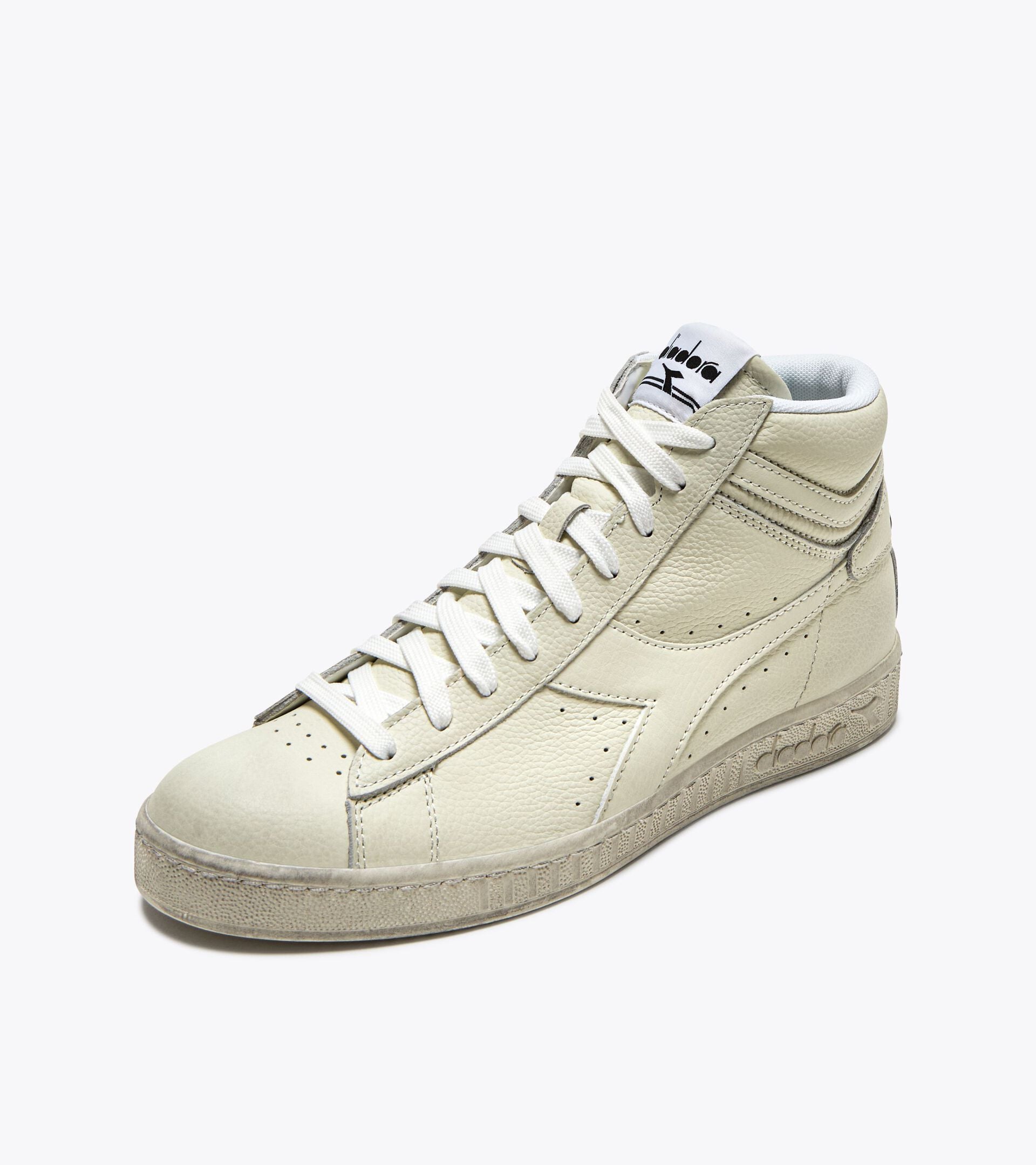 Diadora Game L High Waxed White/White/White