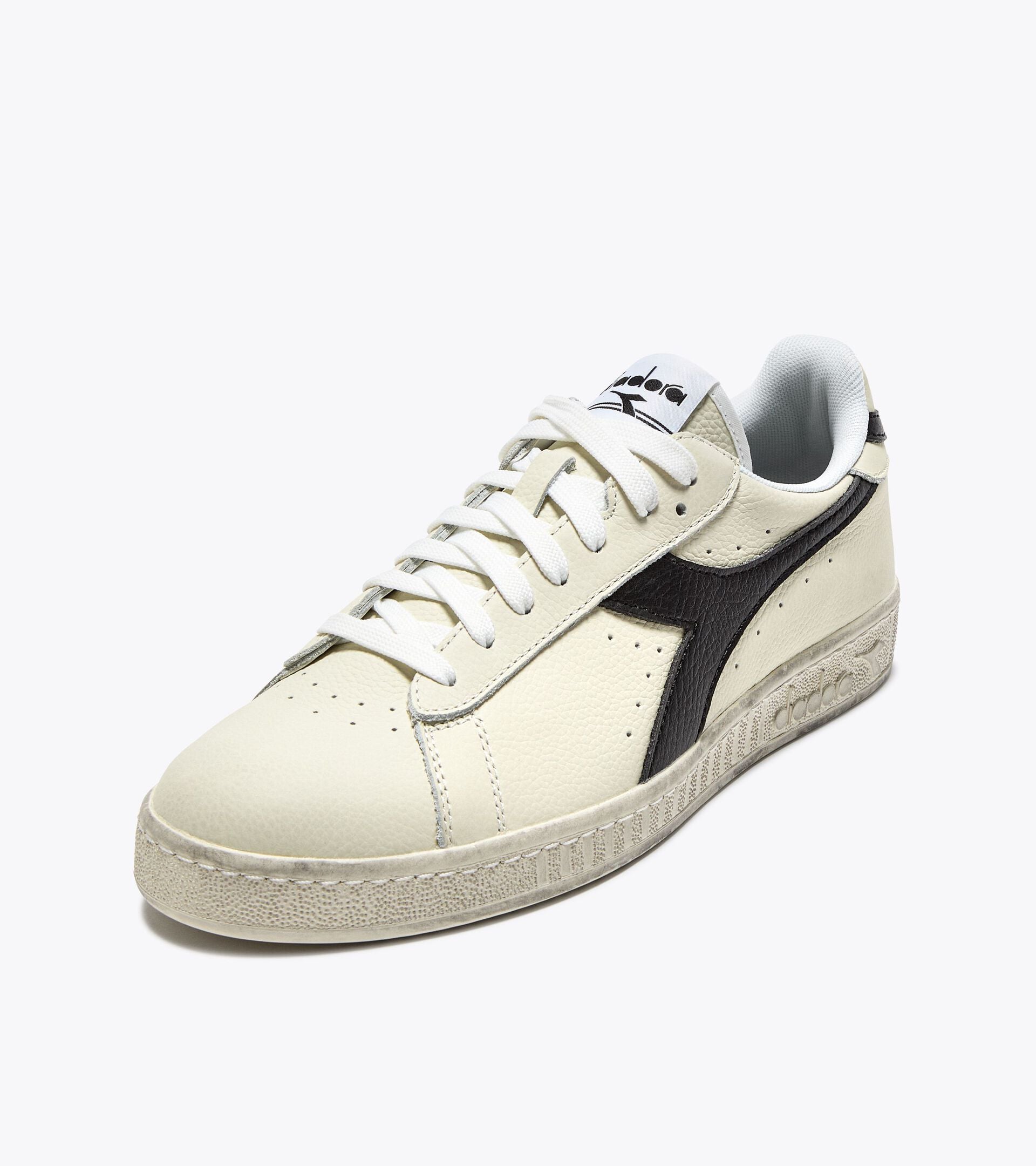 Diadora Game L Low Waxed White/Black