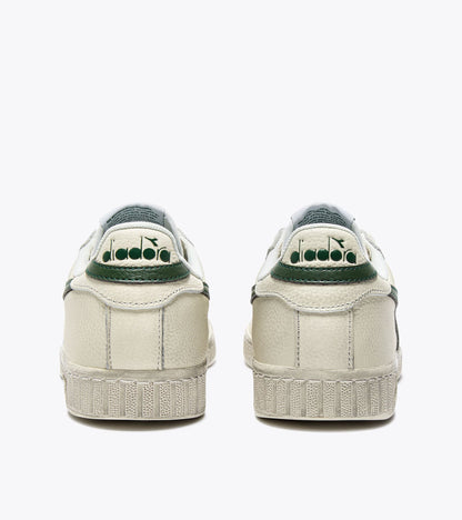 Diadora Game L Low Waxed White/Fogliage Green