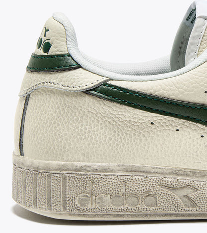 Diadora Game L Low Waxed White/Fogliage Green