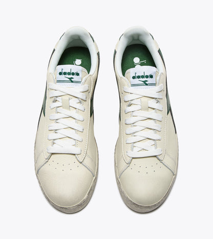 Diadora Game L Low Waxed White/Fogliage Green