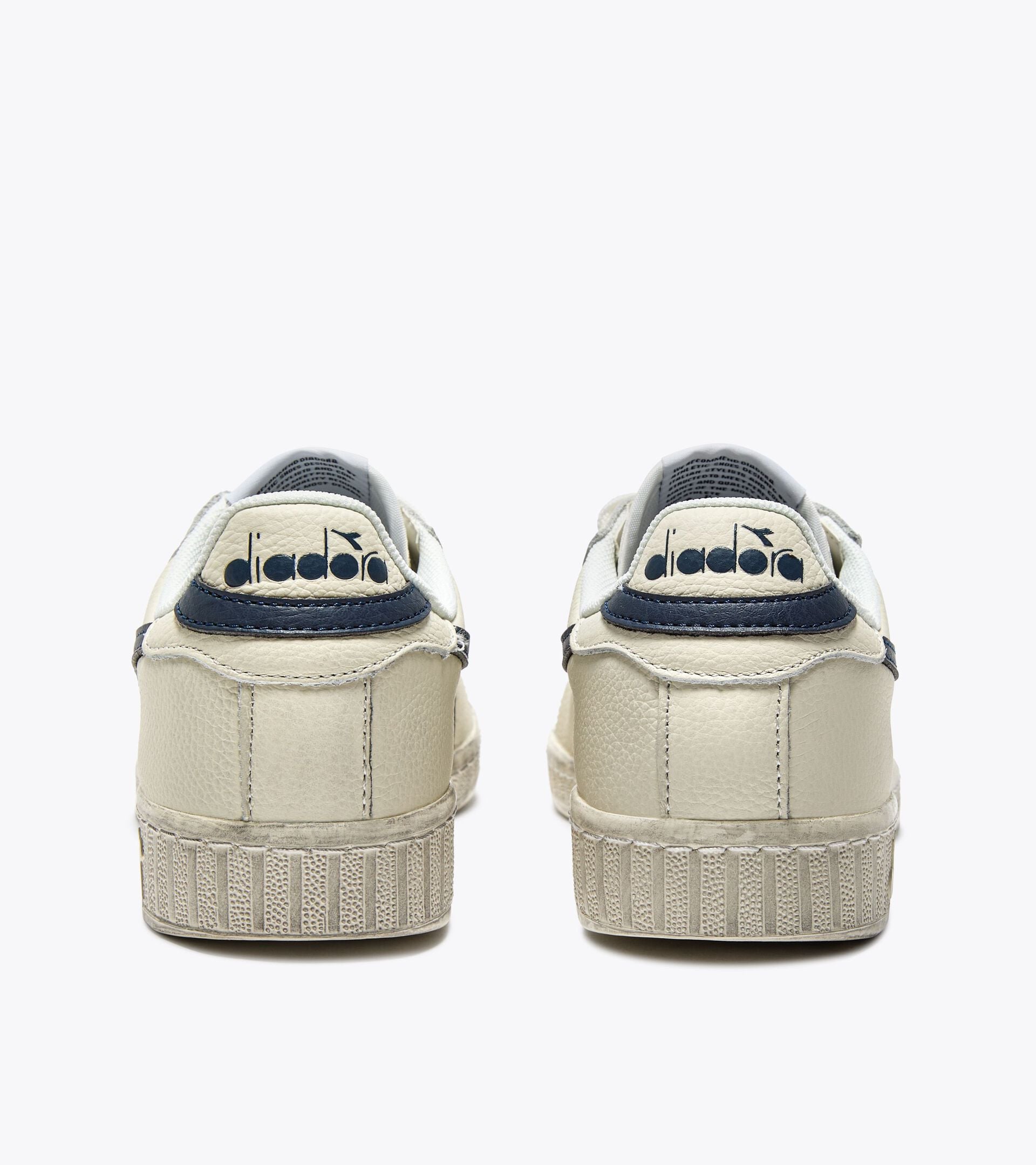 Diadora Game L Low Waxed White/Blue Caspian Sea