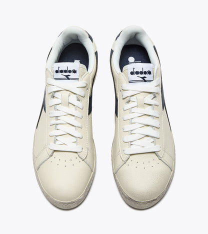 Diadora Game L Low Waxed White/Blue Caspian Sea