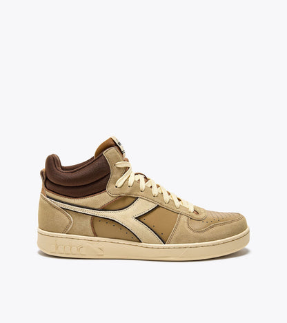 Diadora Magic Basket Demi Cut Suede Leather Beige Croissant