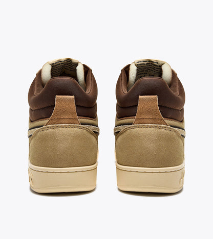 Diadora Magic Basket Demi Cut Suede Leather Beige Croissant