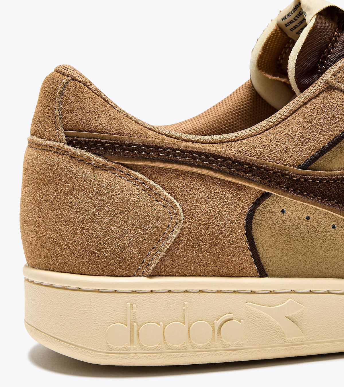 Diadora Magic Basket Low Suede Leather Beige Croissant