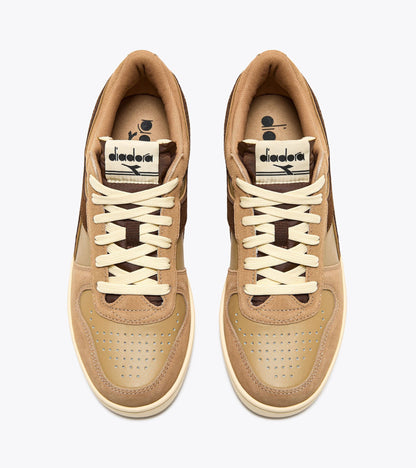 Diadora Magic Basket Low Suede Leather Beige Croissant