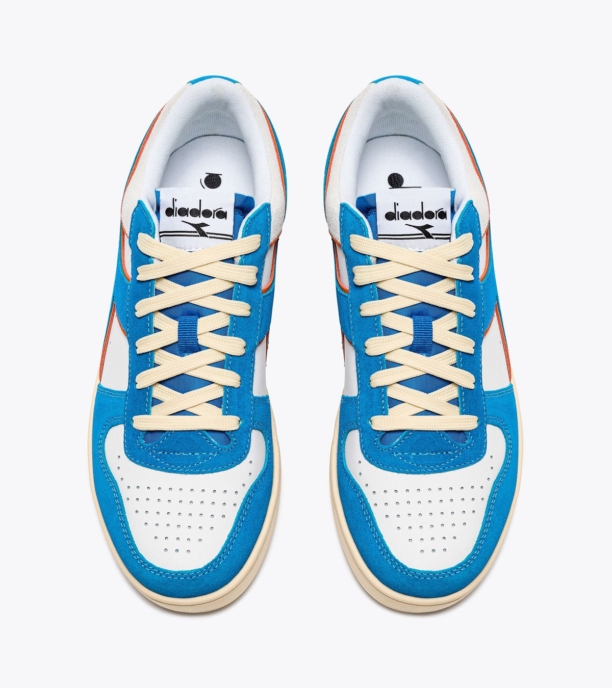 Diadora Magic Basket Low Suede Leather Royal/White
