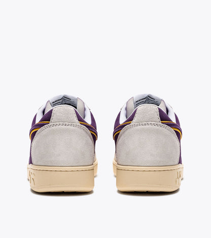 Diadora Magic Basket Low Suede Leather White/Deep Lavander Violet