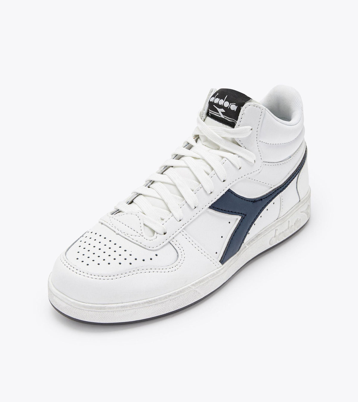 Diadora Magic Basket Demi Icona White /Blue Caspian Sea