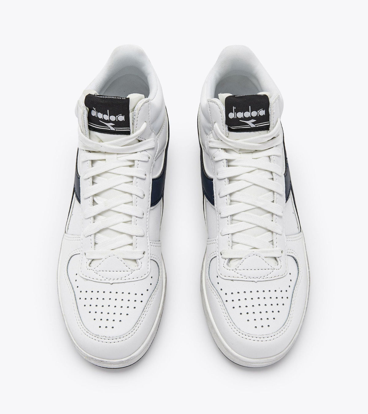 Diadora Magic Basket Demi Icona White /Blue Caspian Sea