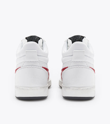 Diadora Magic Basket Demi Icona White/Chili Pepper