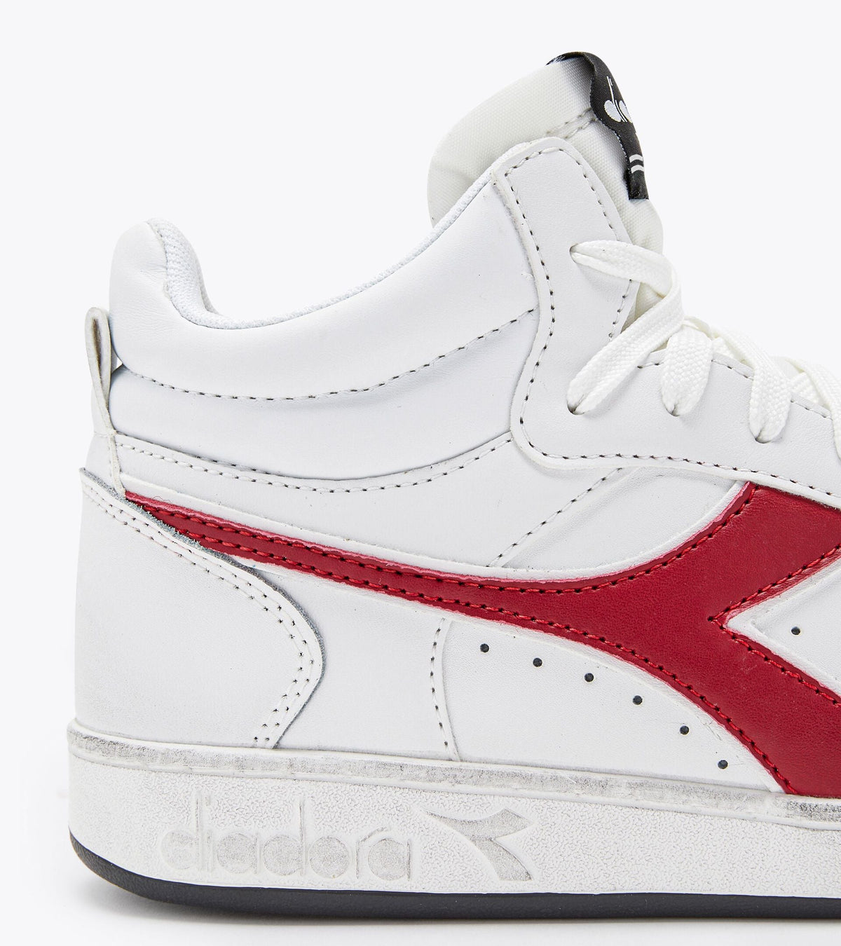 Diadora Magic Basket Demi Icona White/Chili Pepper
