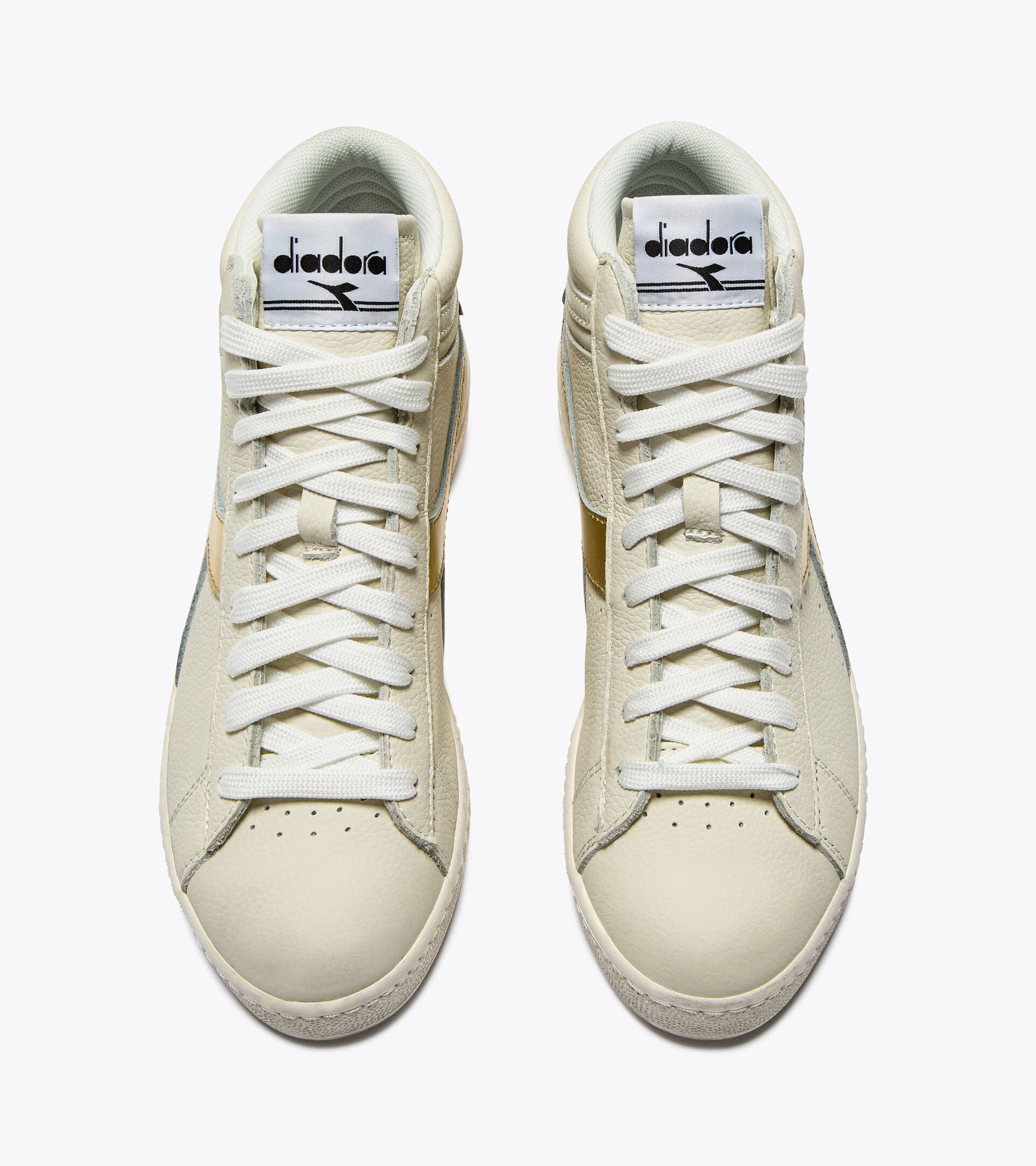 Diadora Game L High Waxed Metal Wn White/Gold