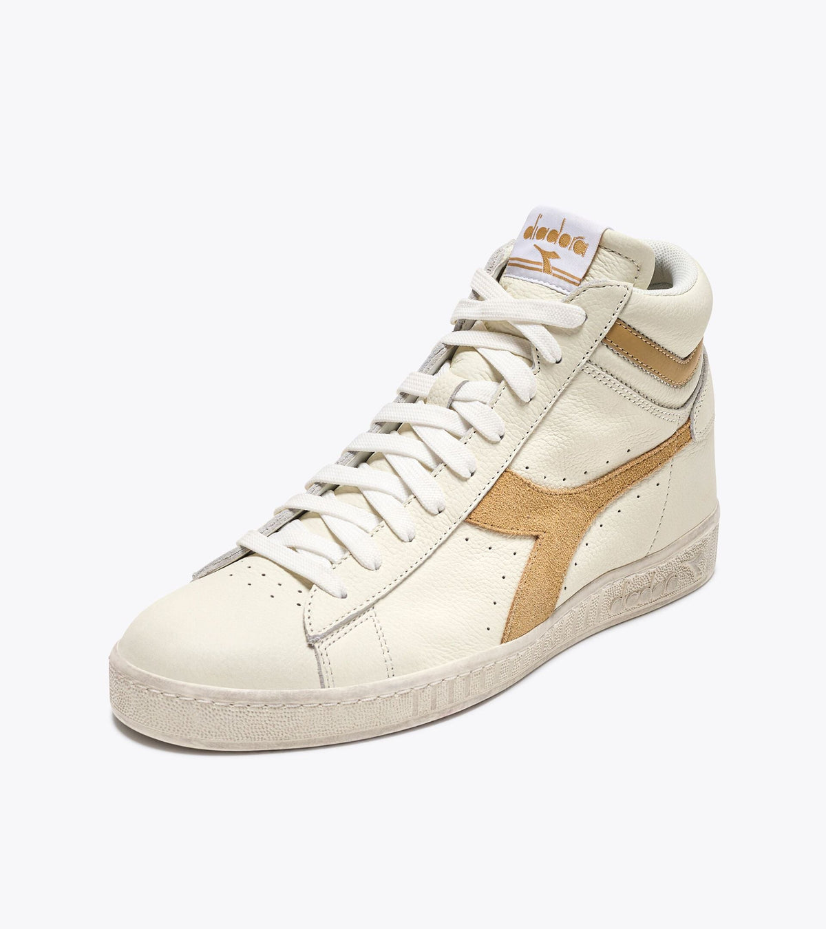 Diadora Game L High Waxed Suede Pop White/Latte